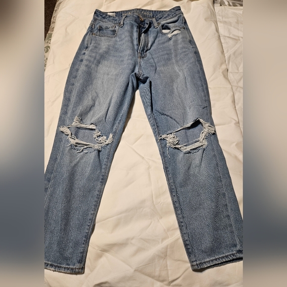American Eagle Mom blue jeans, size 4 extra short - Picture 7 of 8